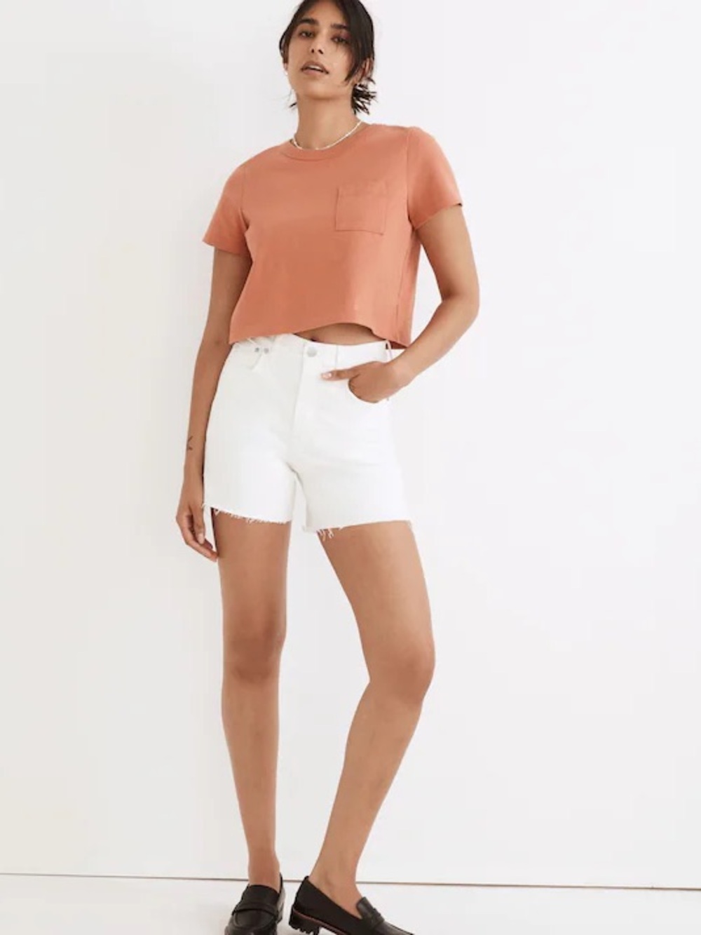 Madewell The perfect Mid-Length Jean short
